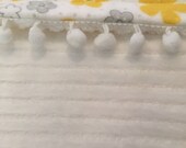 Clearance Baby blanket with Pom Poms