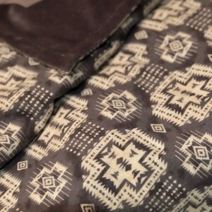 Baby Gray minky & Flannel blanket