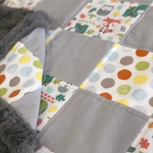 Minky & Flannel Baby Blanket