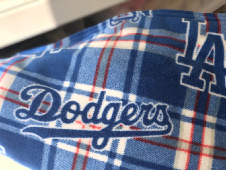 LA Dodger fleece Throw