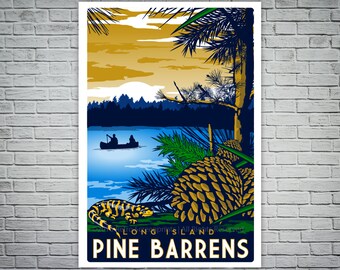 Pine Barrens Poster 18"x24" Long Island New York