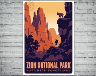 Le Golden Gate Bridge vintage du parc national de Zion