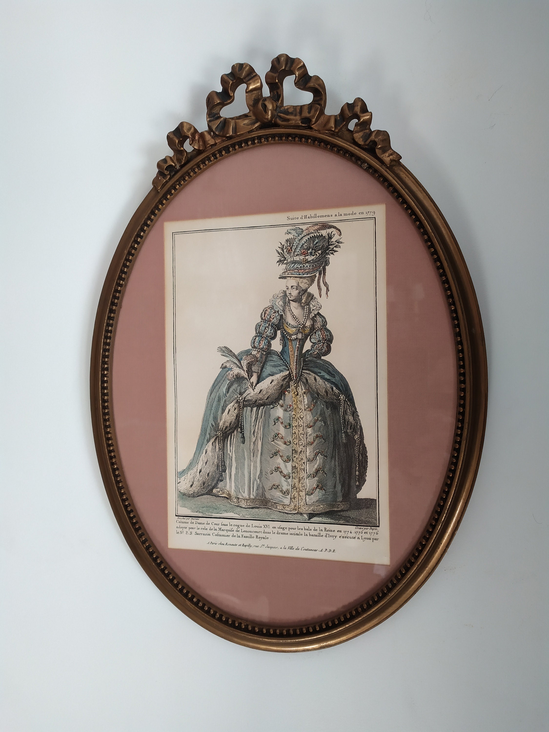 King Louis XVI of France, in winter costume 1776 with
