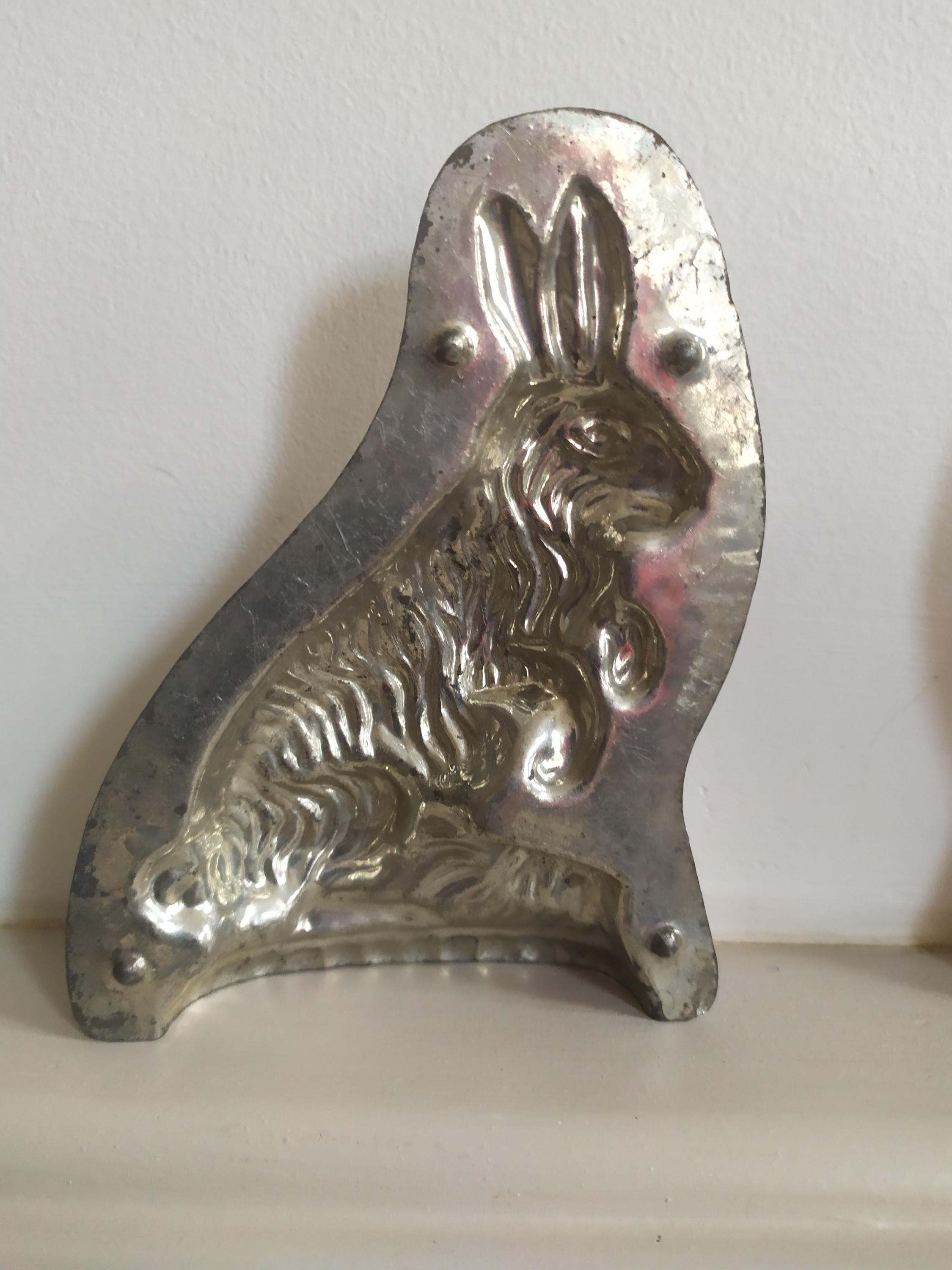 ドイツ　ヴィンテージ　チョコモールド　ウサギ　イースターバニー ヴィンテージドイツ製ウサギのチョコレート型：イースター