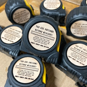 Custom Message Tape Measure | Business Gift | Contractor Gift | Custom ...