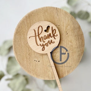 Thank You Bouquet Marker | Teacher Gift | End of Year Gift | Flower Sign | Plant Marker | Bouquet Sign