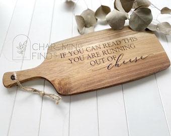 Out of Cheese Board | Hostess Tray | Party Tray | Hostess Gift | Kitchen Decor | Engraved Tray | Fun Party Tray | Housewarming