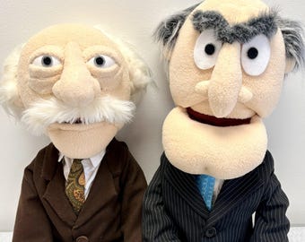 Very Rare Waldorf & Statler Doll Set – Vintage Muppets Collectible