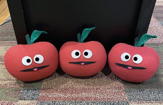 Apple Plush Replica - Etsy