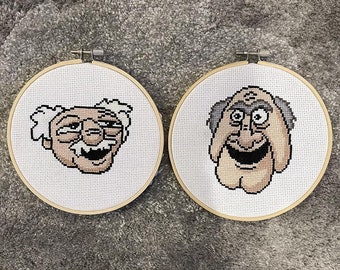 Statler & Waldorf Cross-Stitch Set