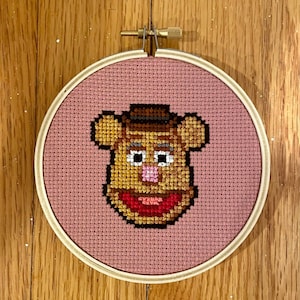 Fozzie Cross-Stitch Pattern PDF