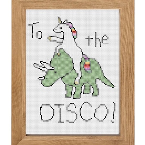 To The Disco Cross-Stitch Pattern PDF
