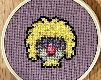 Lips Cross-Stitch