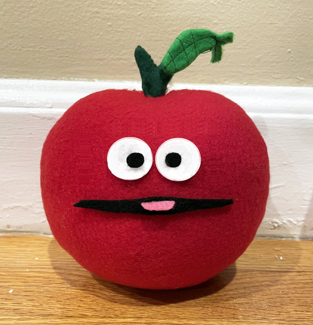 Apple Plush Replica - Etsy