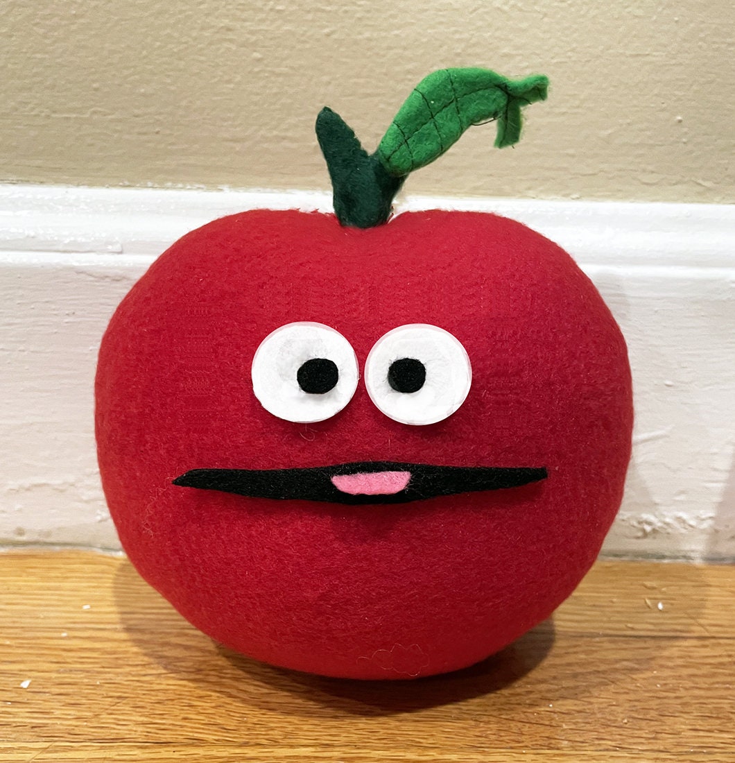 Apple Plush Replica - Etsy