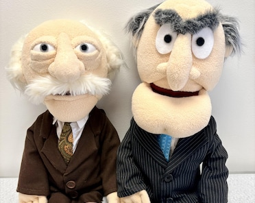 Muppets Junior Toys Waldorf Statler　マペッツ Statler and Waldorf Plush Replicas - Etsy