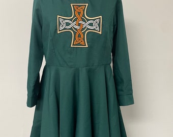 Handmade Celtic Cross Irish Dress