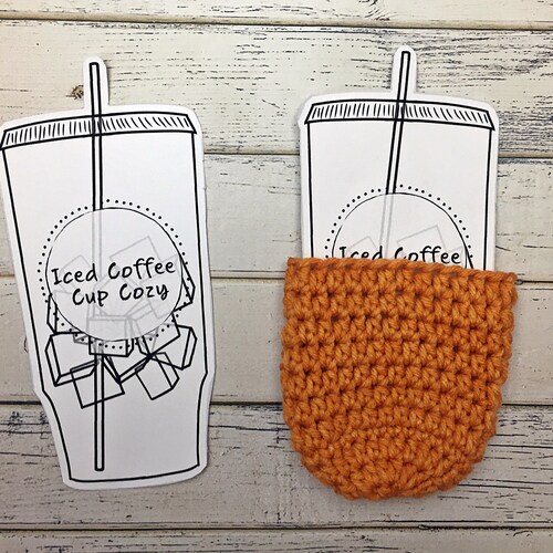 Cup Cozy Display Cards Printable Template Insert Coffee - Etsy