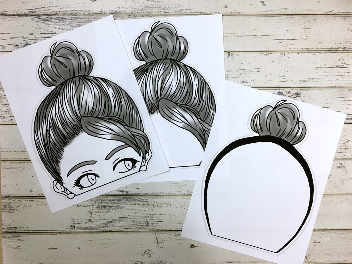 printable-messy-bun-head-display-template-downloadable-pdf-etsy