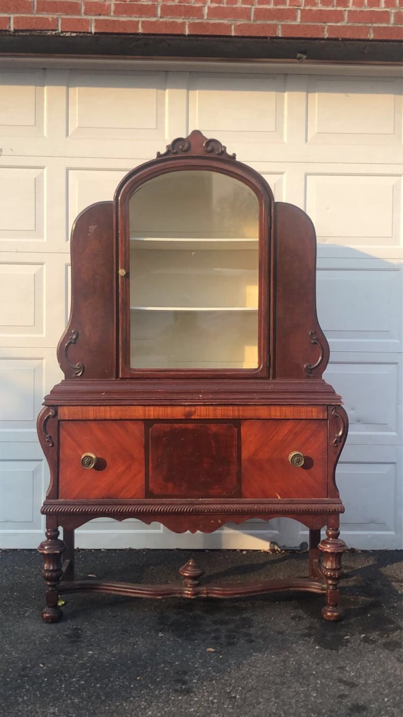 1940s Tall Chic Cottage Dresser Etsy