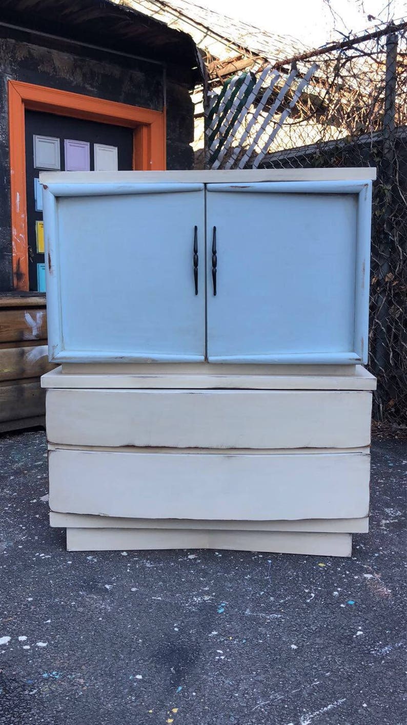 Shabby Chic Dresser Solid Wood Dresser Free Nyc Delivery Etsy