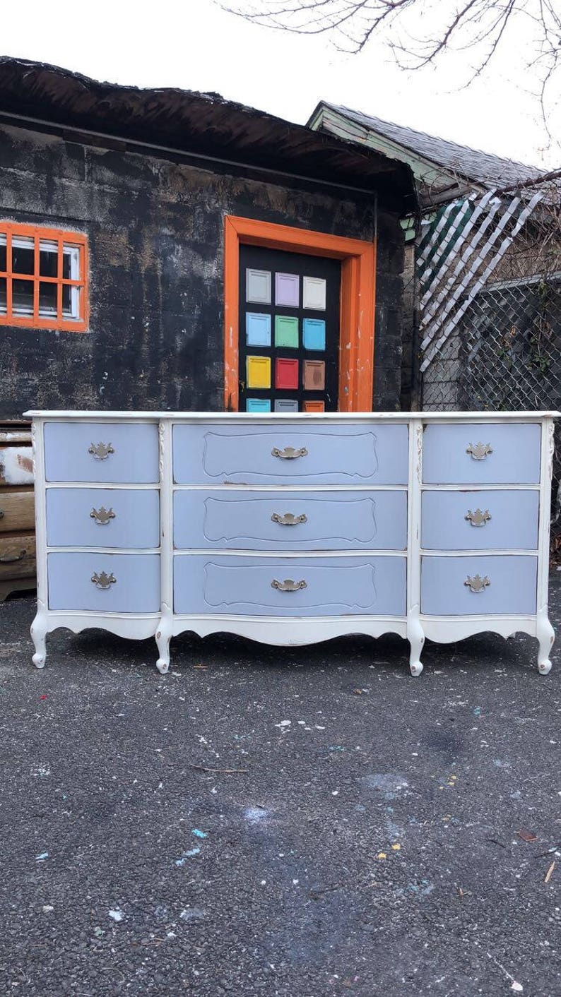 French Provincial Dresser Shabby Chic Dresser Vintage Etsy