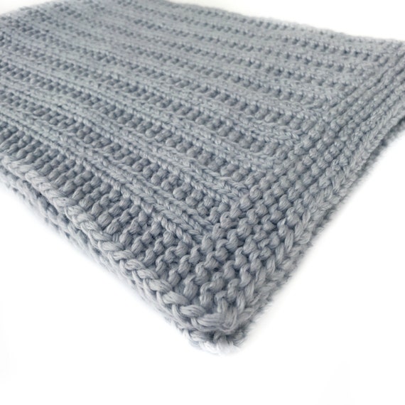 Brooklyn Rib Knit Baby Blanket Pattern Car Seat Pdf Beginner Knitting Patterns For Babies