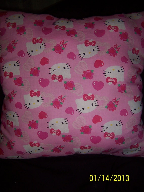 Hand Made Hello Kitty Throw Pillow Etsy