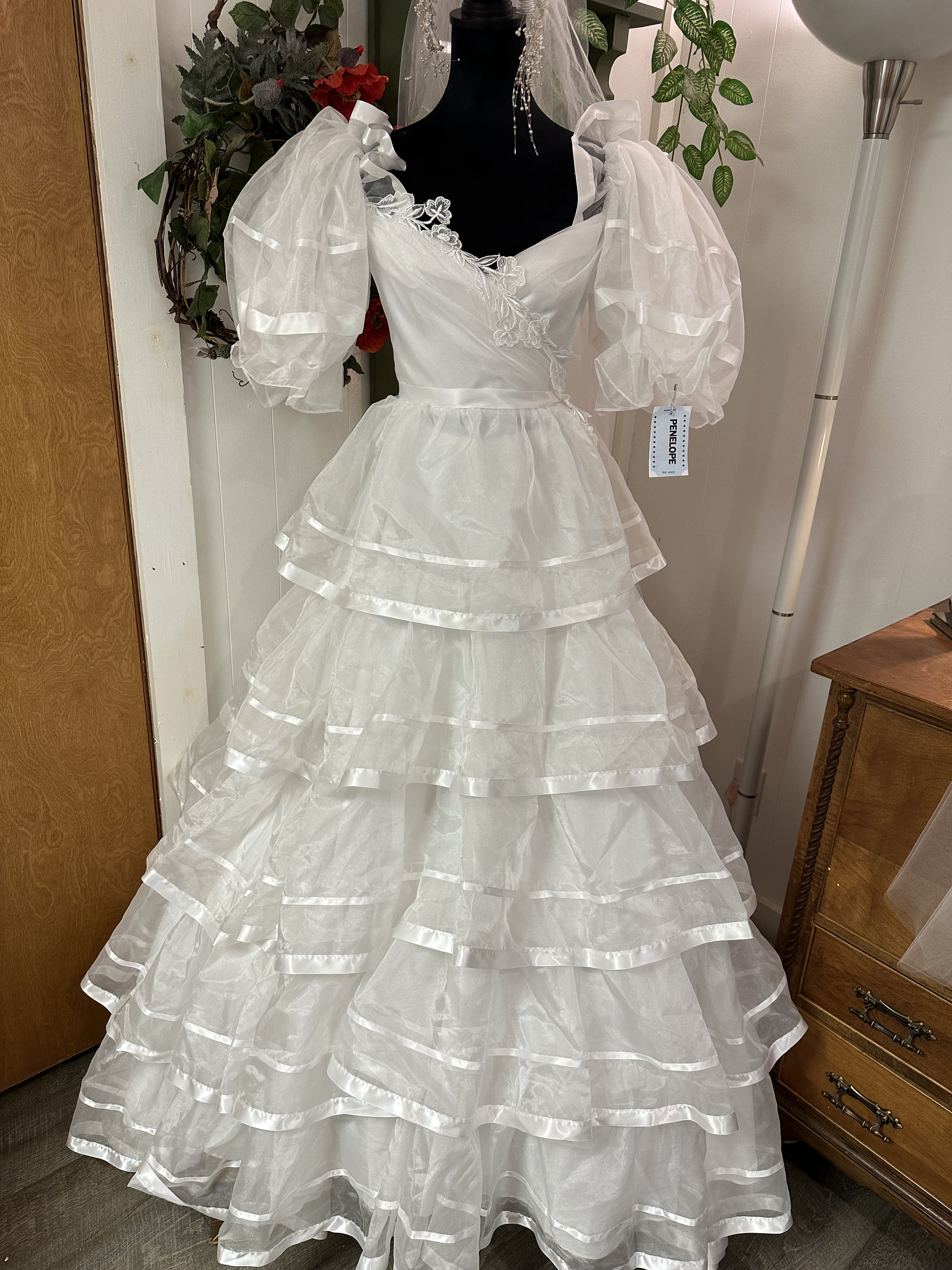Penelope is a Vintage White Wedding Dress/gown - Etsy