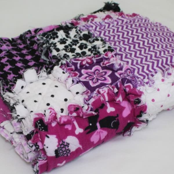 Baby Raggedy Quilts ~ Made to Order ~ Crib Size, Floor Size, or Toddler Size