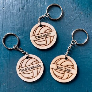 Volleyball Coach Keychain | Coach Keychain | Coach Gift | Volleyball Gift | Player Backpack Charm