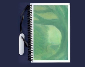 Gone Green - Pastel Drawing -  Blank Journal