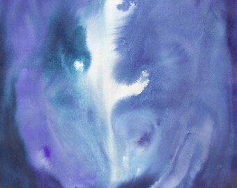 Spirit Rising -  Watercolor Painting - Print