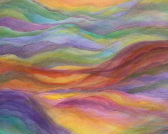 Rainbow Valley - Veil Watercolor - Print