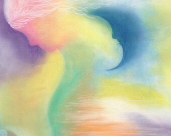 New Life - Print-Instant Download- Pastel Drawing