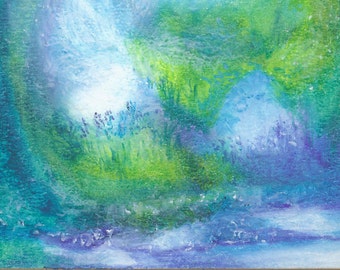 Fairy Land - Oil Pastel - Print