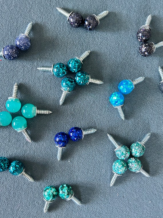 Blues, teals and greens Choose your color Sparkle Round License Plate Frame Screws Set of 2 or 4 JEEP ONLY