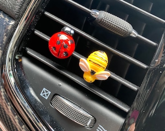 Car Clips Vent Clips Ladybug or Bee Clip