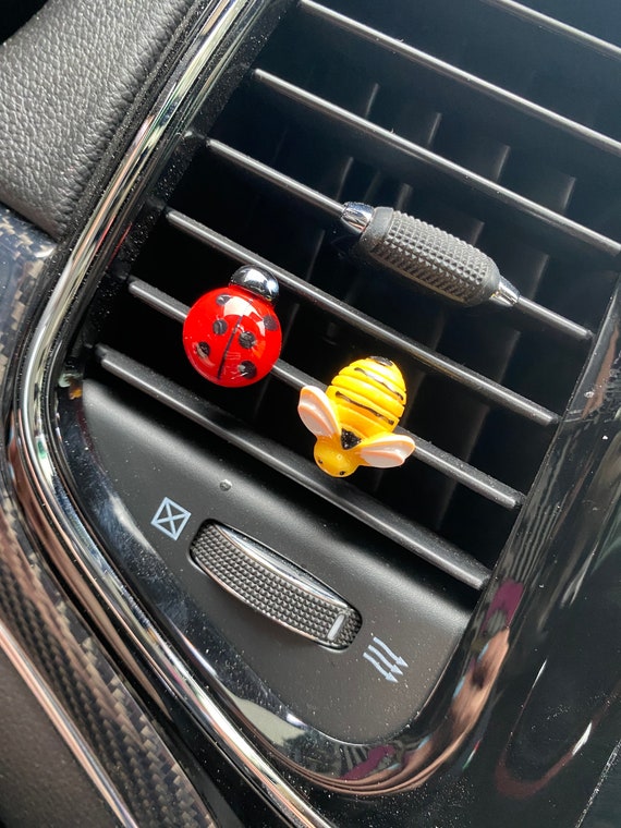 Car Clips Vent Clips Ladybug or Bee Clip