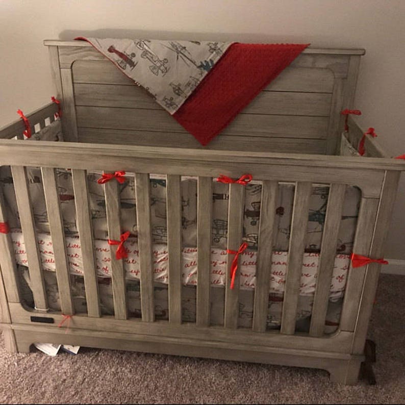tall crib bumper