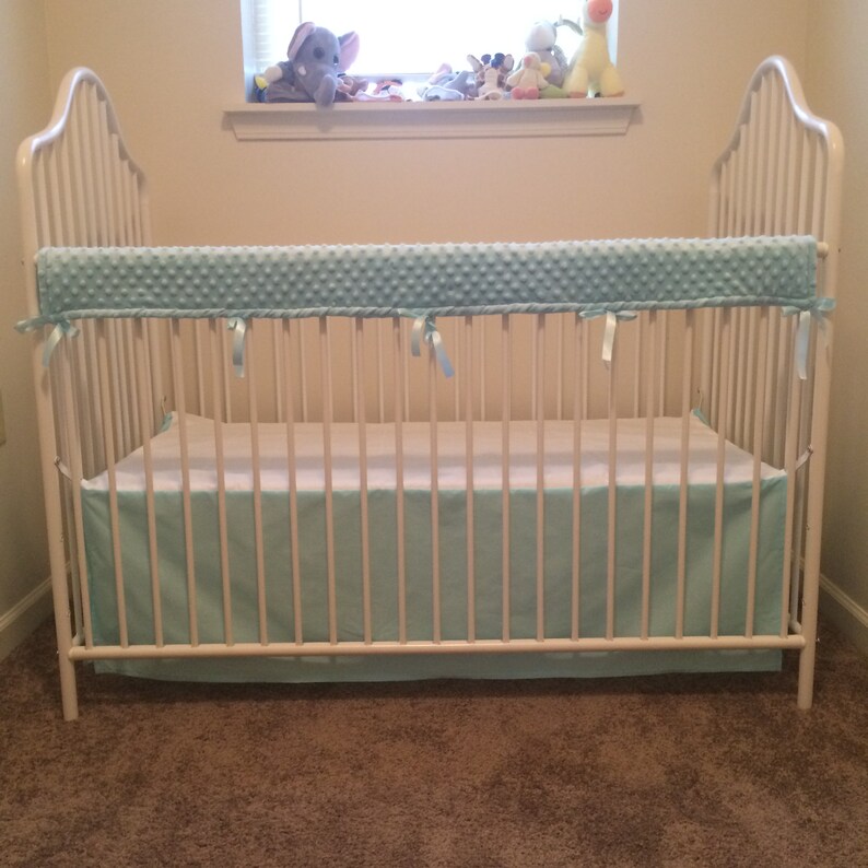 solid color crib bedding
