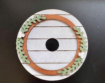 4” Round Interchangeable Sign Frame – Holds 3” Seasonal Inserts (Sold Separately)