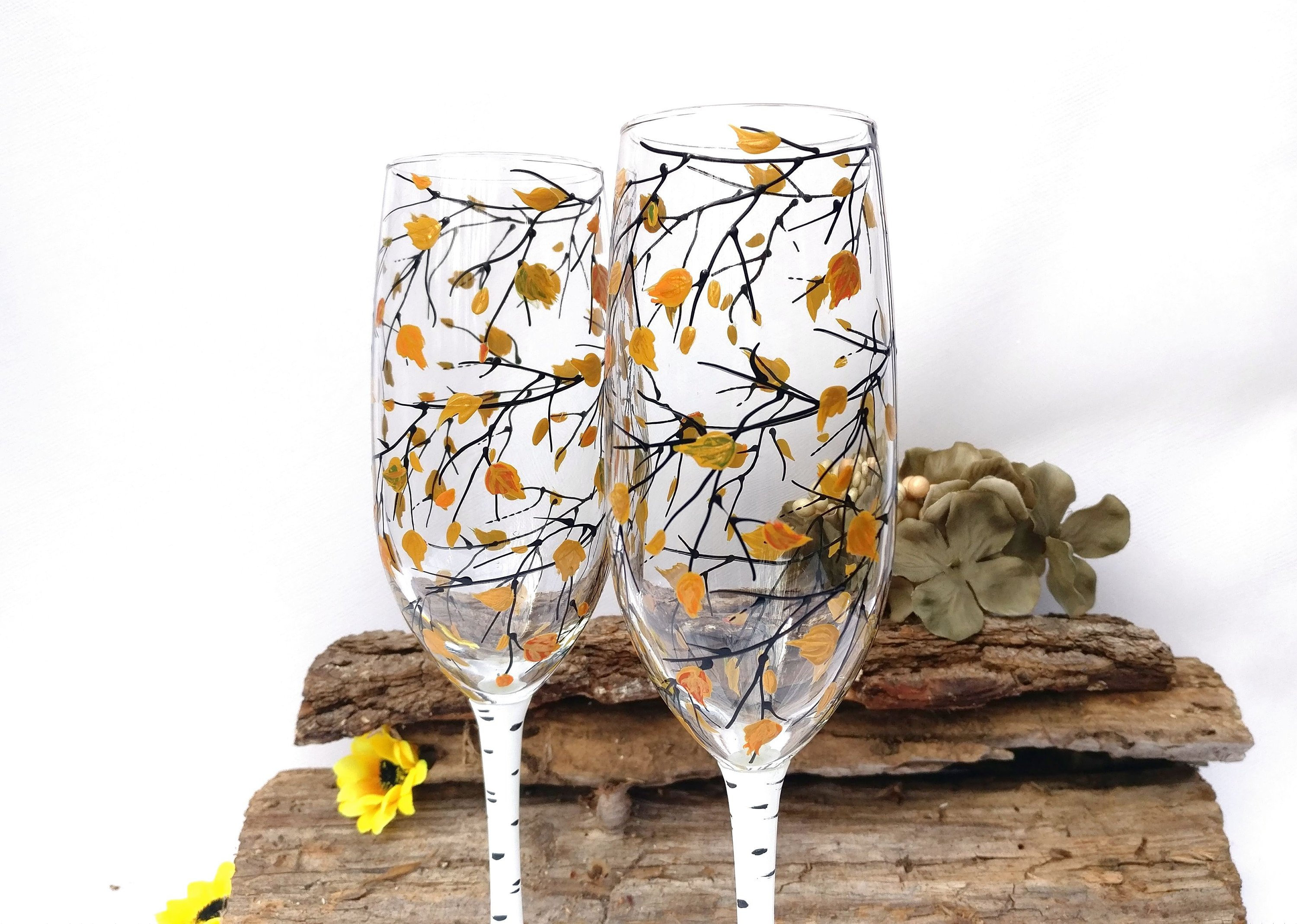 Birch Champagne Glasses