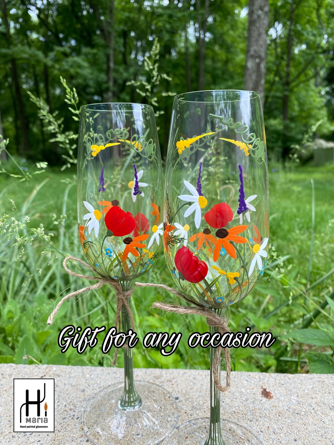 Bride and Groom Champagne Glasses Wedding Flutes Rustic Etsy