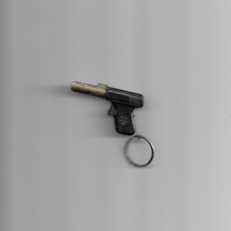 Handgun Keychain - Etsy
