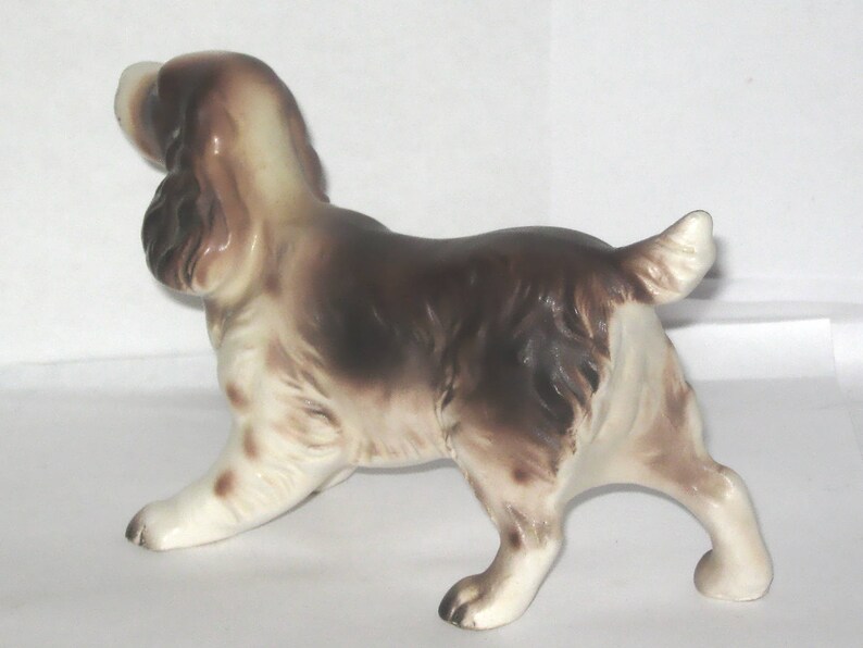 Japan Cocker Spaniel Dog Animal Figurine Ceramic Brown and Etsy
