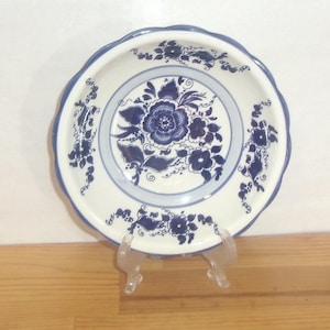 Vintage Delft Blue DAIC Blue & White Hand painted Side Dish Finger Bowl 6 inches