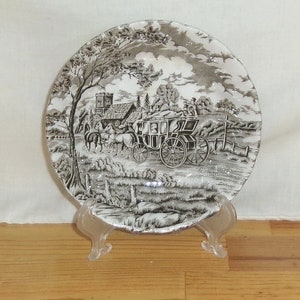 Nappy Bowl Myott Staffordshire England Royal Mail Kitchen Horses & Carriage Dish Art Pottery Ceramic Dinnerware Serving