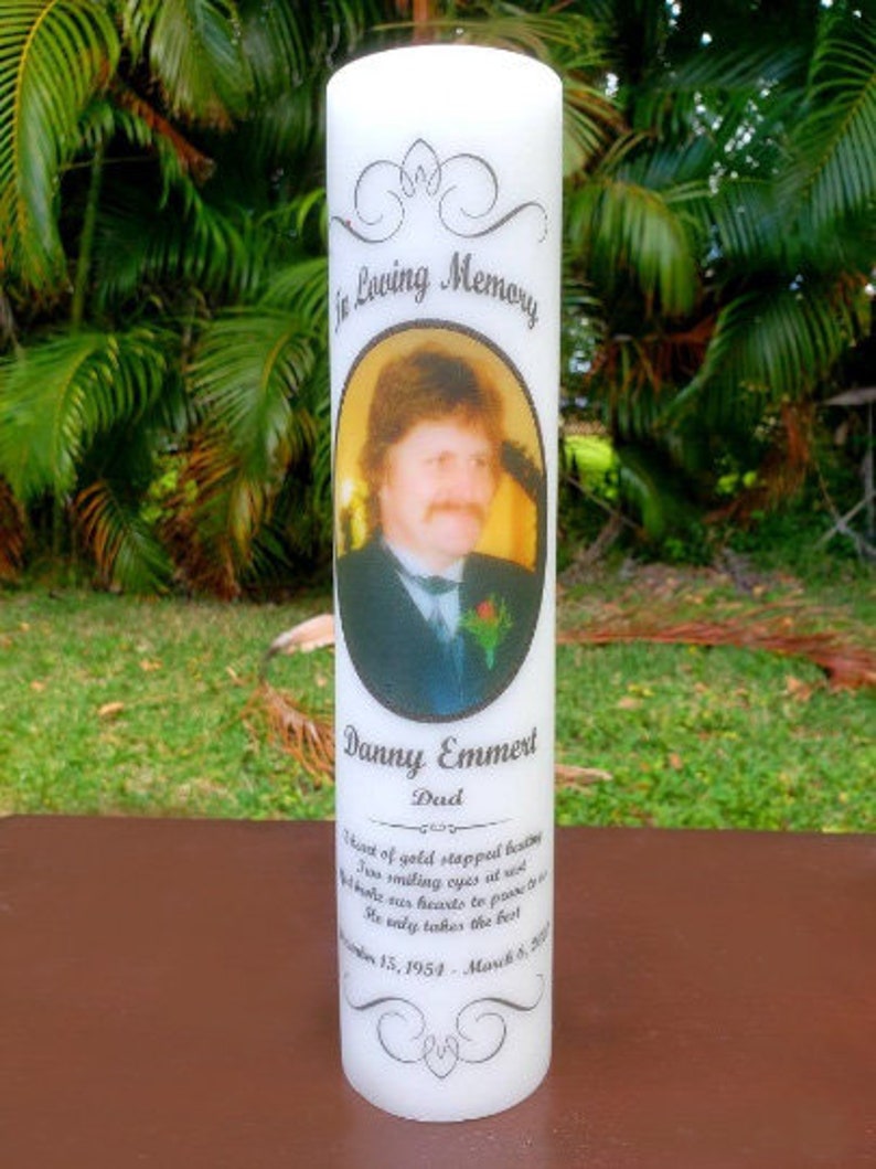Personalized Wedding Memorial Candle Etsy