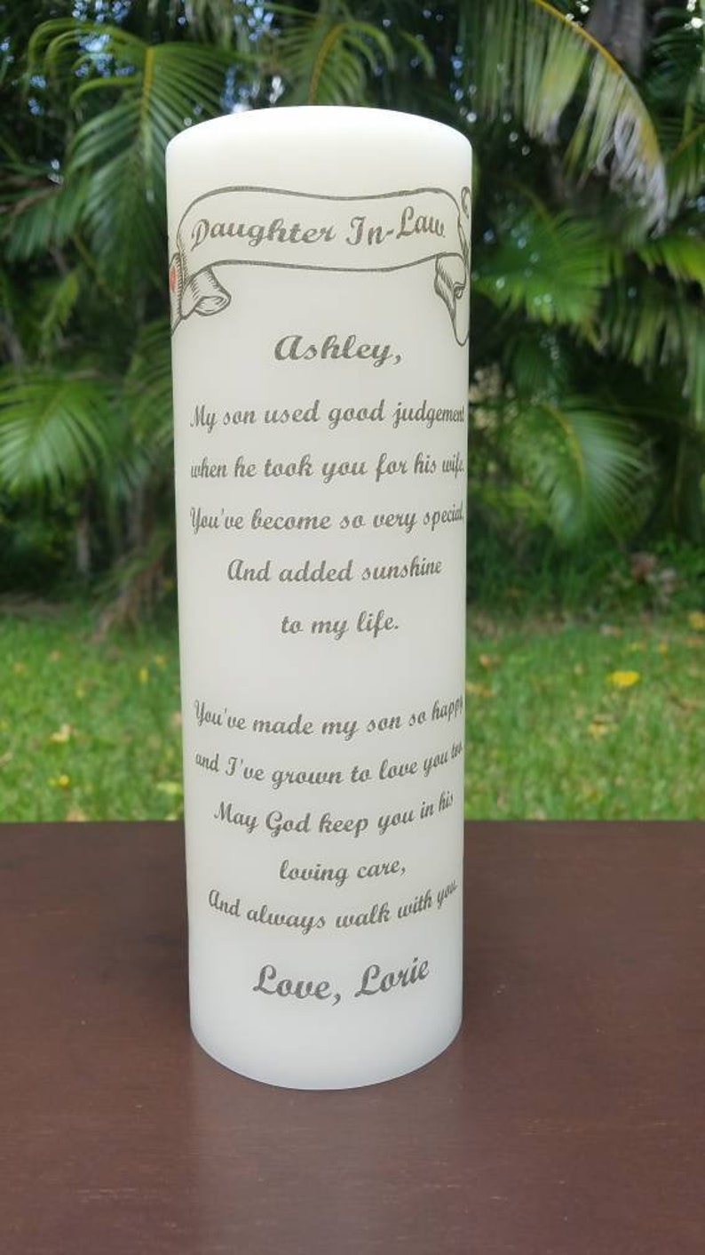 Daughter InLaw Candles Etsy